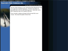 Tablet Screenshot of innovativeridesolutions.com